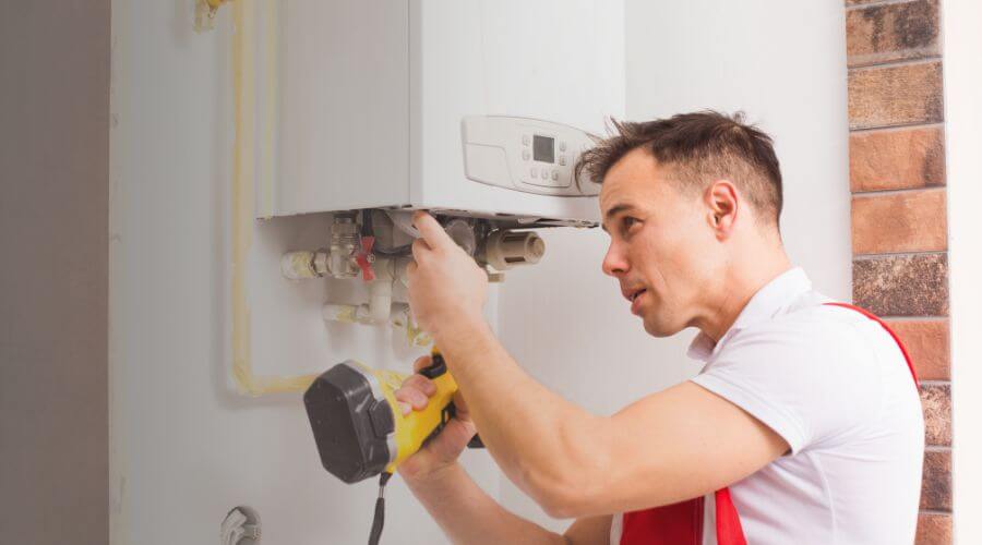 Local tankless water heater installation in Cortland, OH